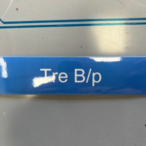 Autocollant Bleu TRE BP